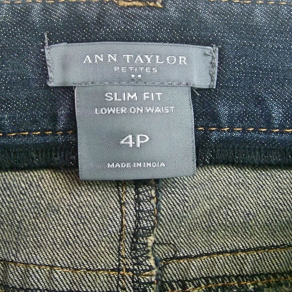 Ann Taylor Slim Fit Lower on the Waist Jeans - Picture 5 of 5
